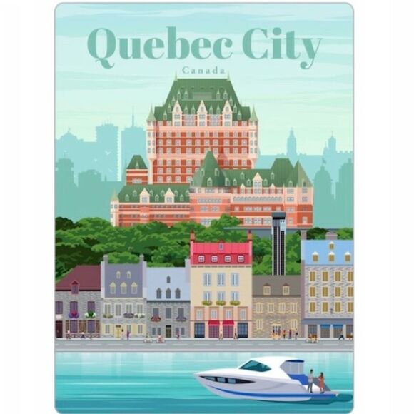 Quebec Canada 🇨🇦 Magnet - Picture 2 of 2